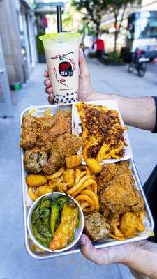 Tkk Fried Chicken X Kung Fu Tea