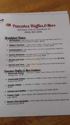 Pancakes, Waffles, & More