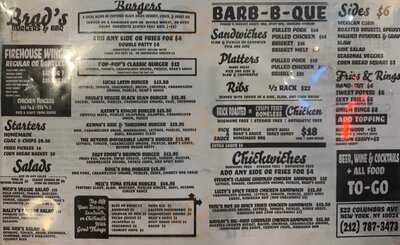 Brad's Burgers & Bbq