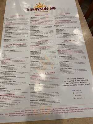 Sunnyside Up Breakfast And Lunch Cafe