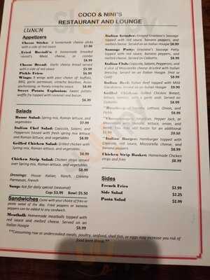 Coco & Nini's Restaurant & Lounge