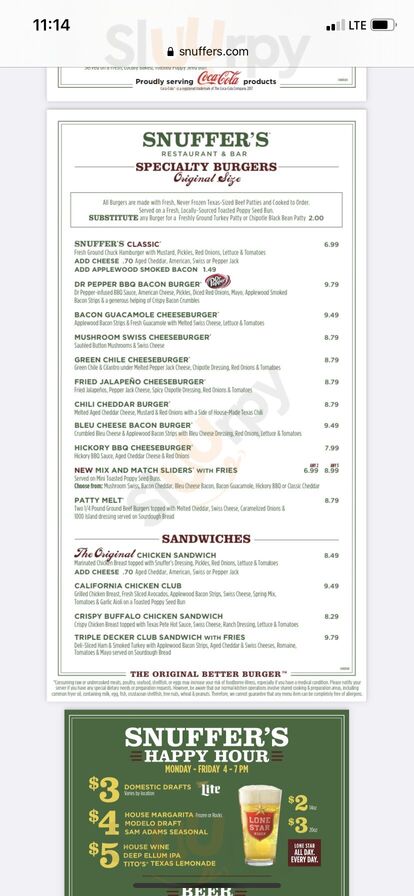 Snuffer's Restaurant & Bar