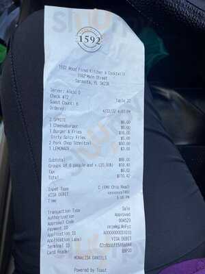 1592 Wood Fired Kitchen & Cocktails