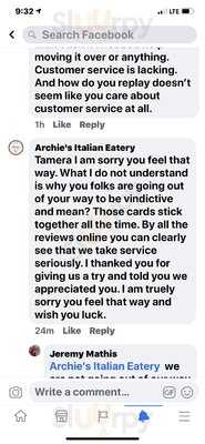 Archie's Italian Eatery