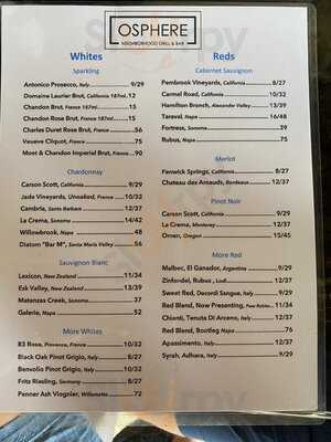 Osphere Neighborhood Grill And Bar