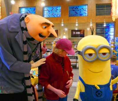 Despicable Me Character Breakfast