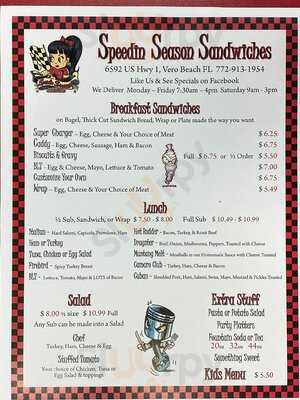 Speedin Seasons Sandwiches