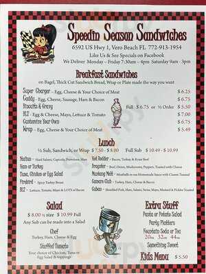 Speedin Seasons Sandwiches