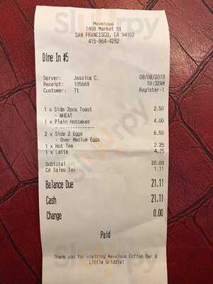 Mavelous Coffee Bar And Little Griddle