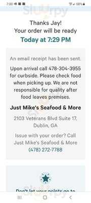 Just Mike's Seafood & More