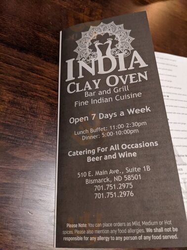 India Clay Oven Bar & Grill