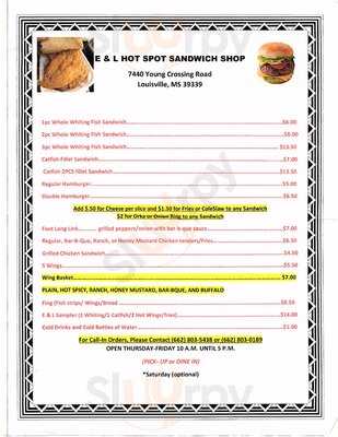 E&l Hot Spot Sandwich Shop