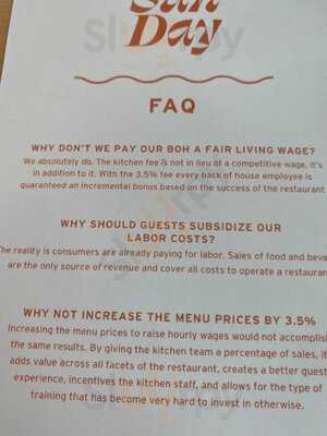 Sunday Gathering Table