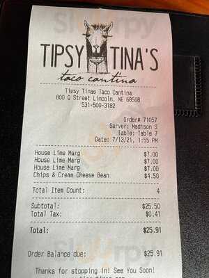 Tipsy Tina's Taco Cantina