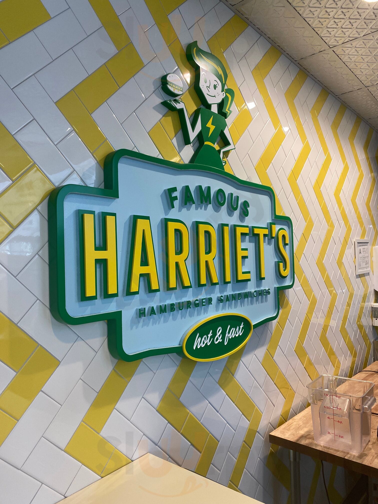 Famous Harriet's Hamburger Sandwiches