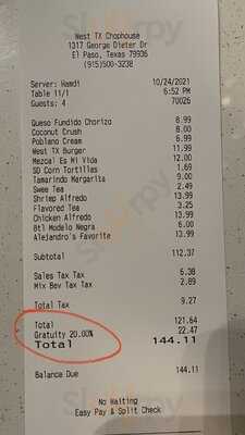 West Texas Chophouse