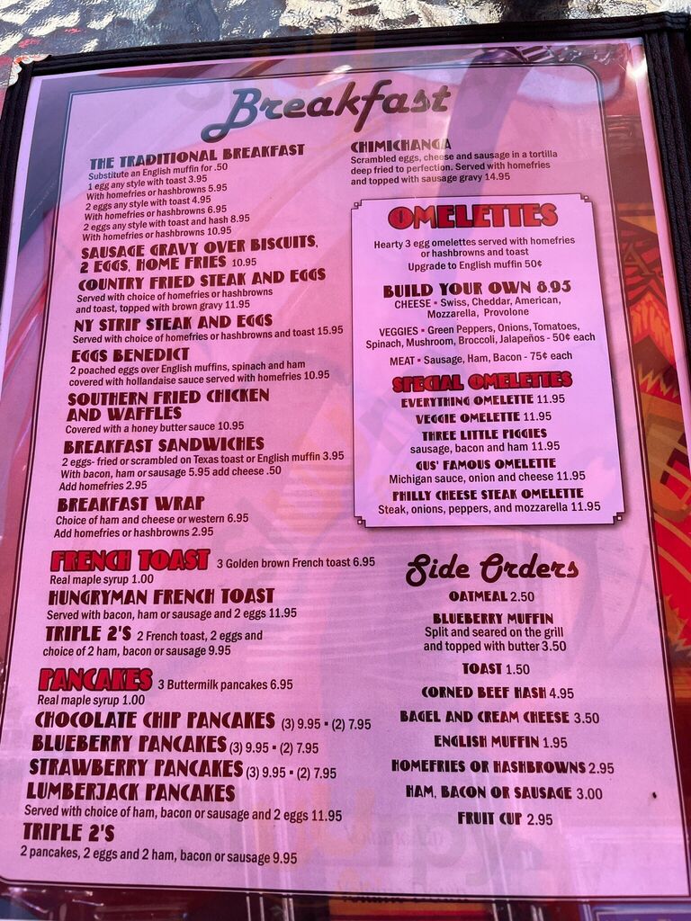 Gus' Red Hots Diner, Pizzeria, And Sub Shop