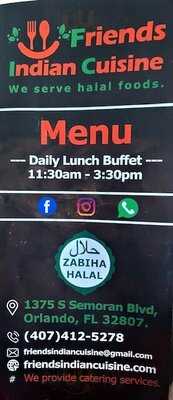 Friends Indian Cuisine
