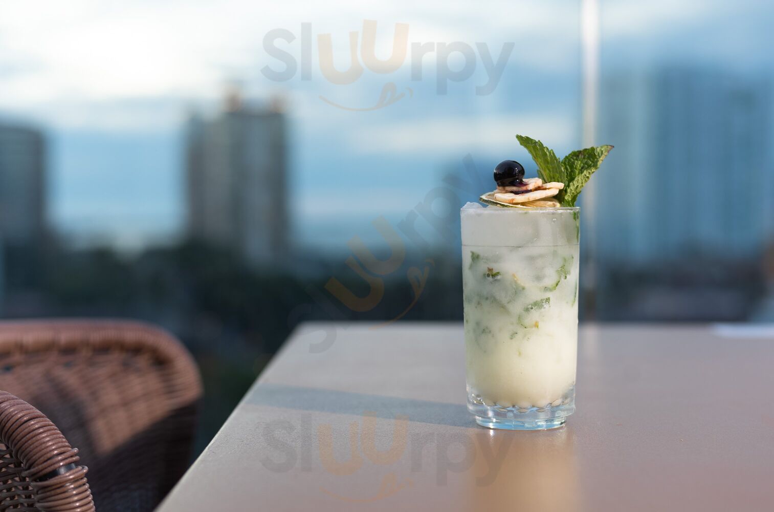 Perspective Rooftop Pool Bar