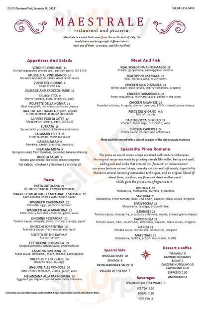 Maestrale Restaurant & Pizzeria