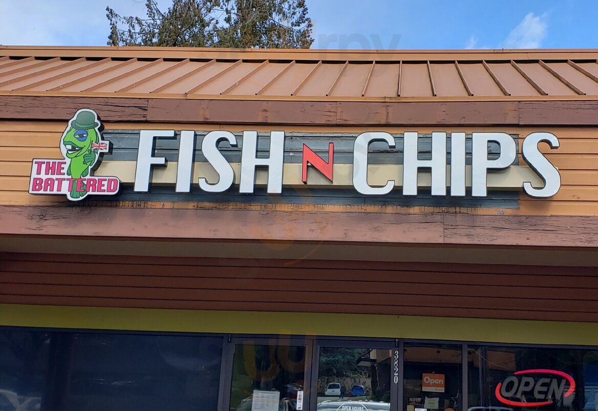 The Battered Fish And Chips