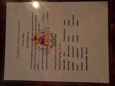 Ya Mamas Burgers & Spuds