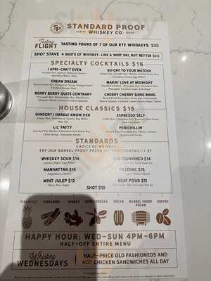 Standard Proof Whiskey - Austin