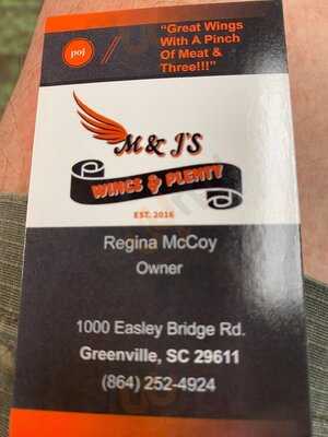 M&j's Wings & Plenty