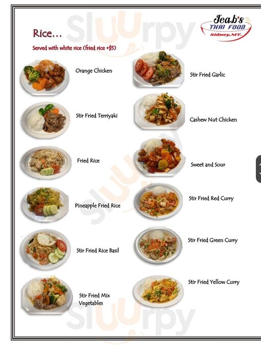 Jeab's Thai Food | Sidney, Mt