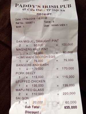 Paddy's Irish Pub & Sports Bar