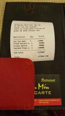 Nhà Hàng Chọn Món