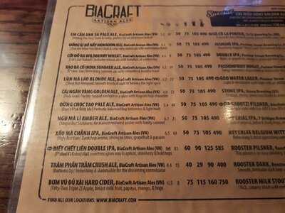 Quán Biacraft Artisan Ales - Lê Ngoô Cát