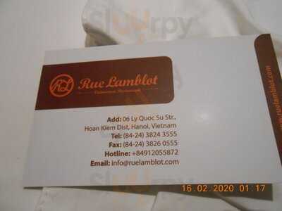 Rue Lamblot Restaurant & Cafe