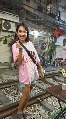 Hanoi 1990s - Train Coffee