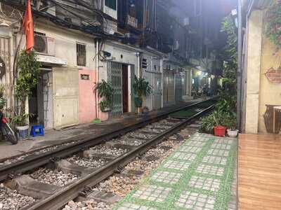 Hanoi 1990s - Train Coffee