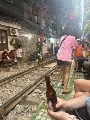 Hanoi 1990s - Train Coffee