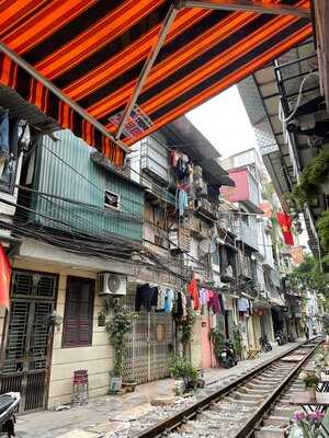 Hanoi 1990s - Train Coffee