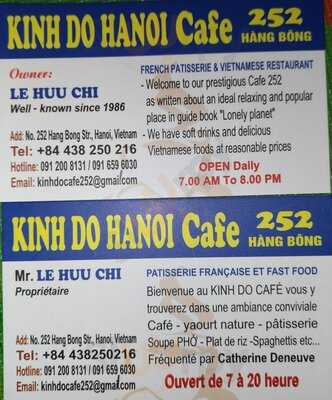 Kinh Đô Hà Nội Cafe 252 Hàng Bông