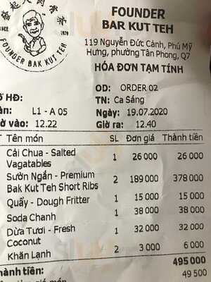 Founder Bak Kut Teh Vietnam