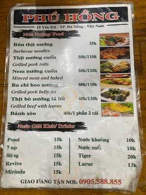 Bún Thịt Nướng Phú Hồng