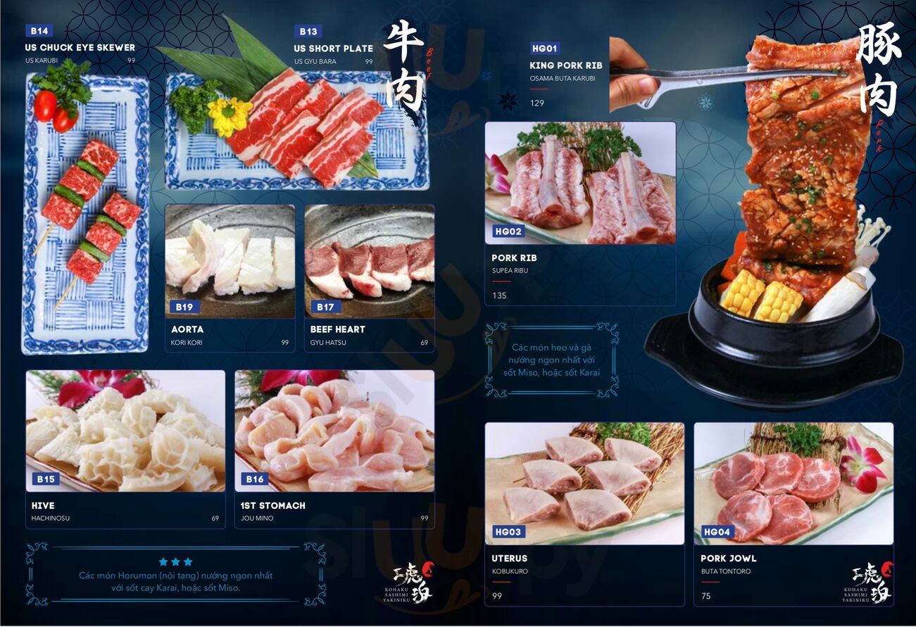 Kohaku Sashimi & Yakiniku - Vincom Đồng Khởi