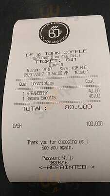 Quán Cà Phê Be & John