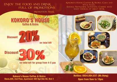 Kokoro’s House Coffee & Bistro