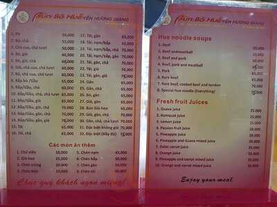 Quán Yến Hương Giang - Bún Bò Huế