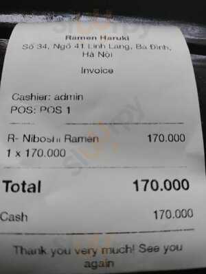 Ramen Haruki Hanoi